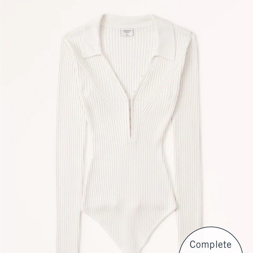 A&F Hook-and-Eye Sweater Bodysuit